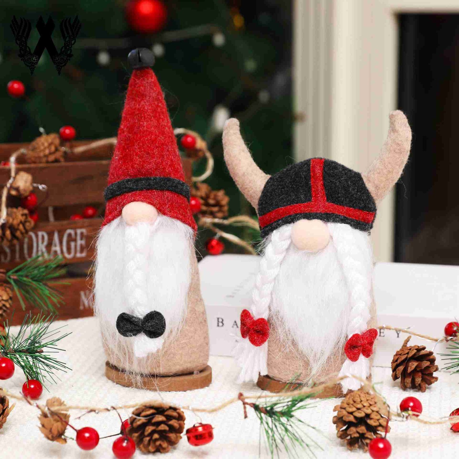 Christmas Rudolph Viking Dwarf Decoration Gift