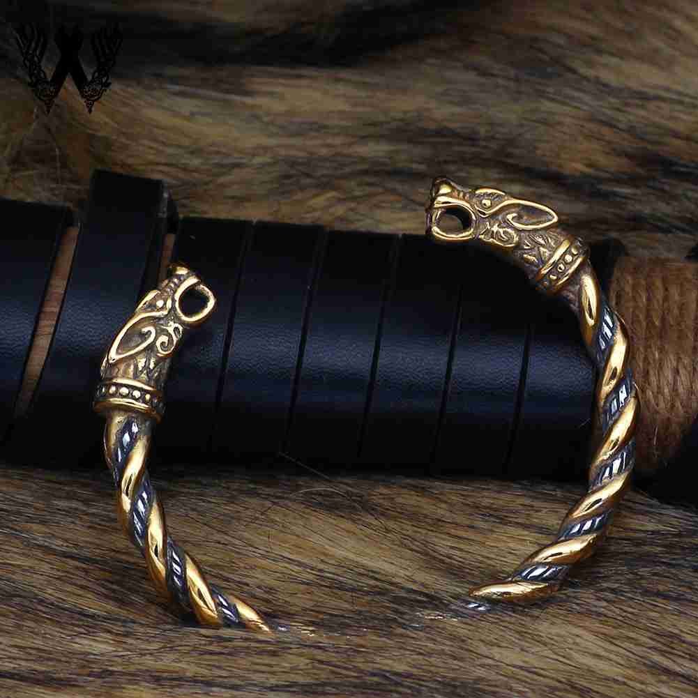 Double Dragon Celtic Open Bracelet